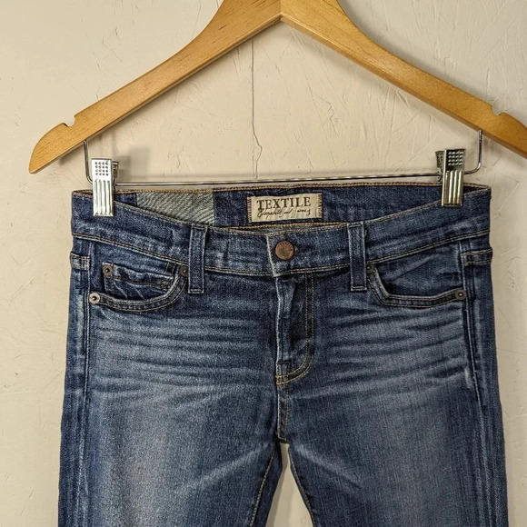 Textile Elizabeth and James zipper ankle blue jeans, women's size 25   J5 - Picture 12 of 12